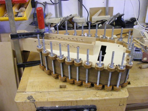 glueing back onto ribs